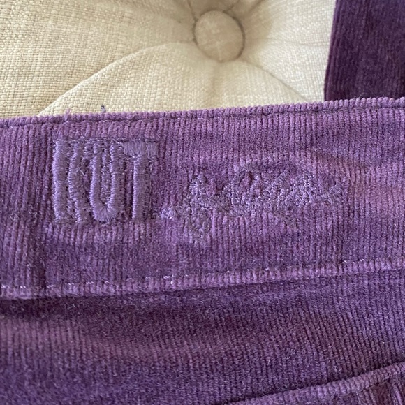 EUC Kut from the Cloth Diana Skinny purple cords - Picture 5 of 10
